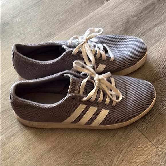 Adidas Mesh Sneakers in Gray and White - Picture 2 of 4